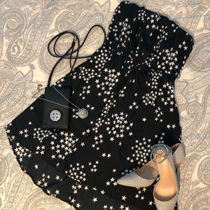 Patriotic star high low dress